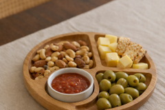 Serveerschotel ronde vorm