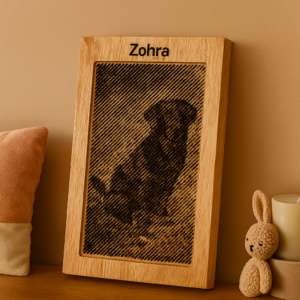 Fotokader met gepersonaliseerde foto (21cmx30cm)