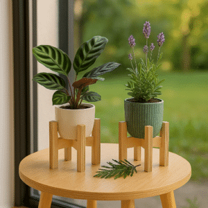 Sfeernest - Houten decoratie staander van gelaagd multiplex